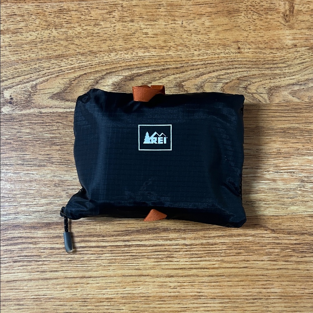 REI Men's Black Toiletry Bag with Orange Details - Picture 2 of 3
